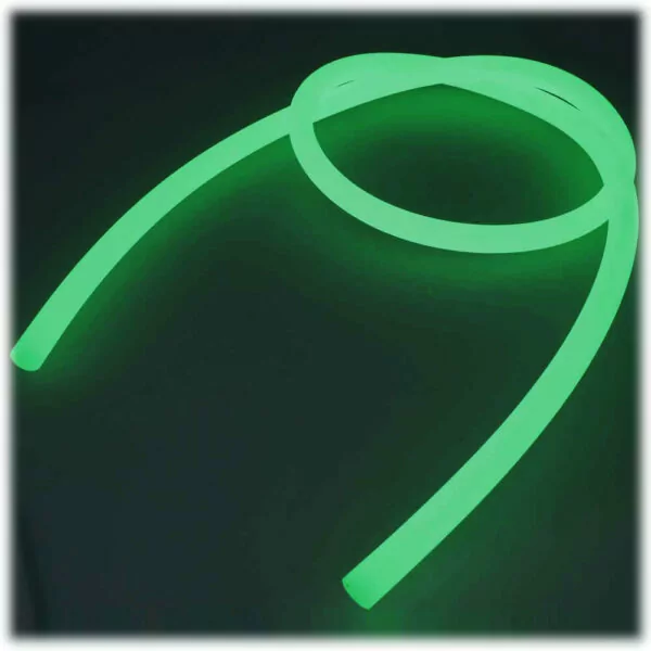 AO Soft-Touch silikónová hadica  pre Vodné fajky | Glow in Dark Green