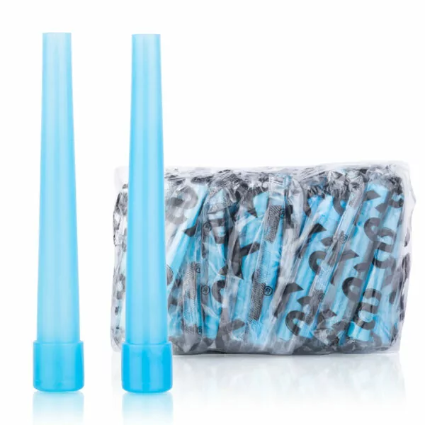 Hygienické náustky dlhé pre Vodné fajky 50ks | Modré