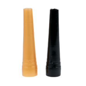 Hygienic mouthpieces for Jookah hookahs | Universal 5,8cm | 100pcs | Black - Gold